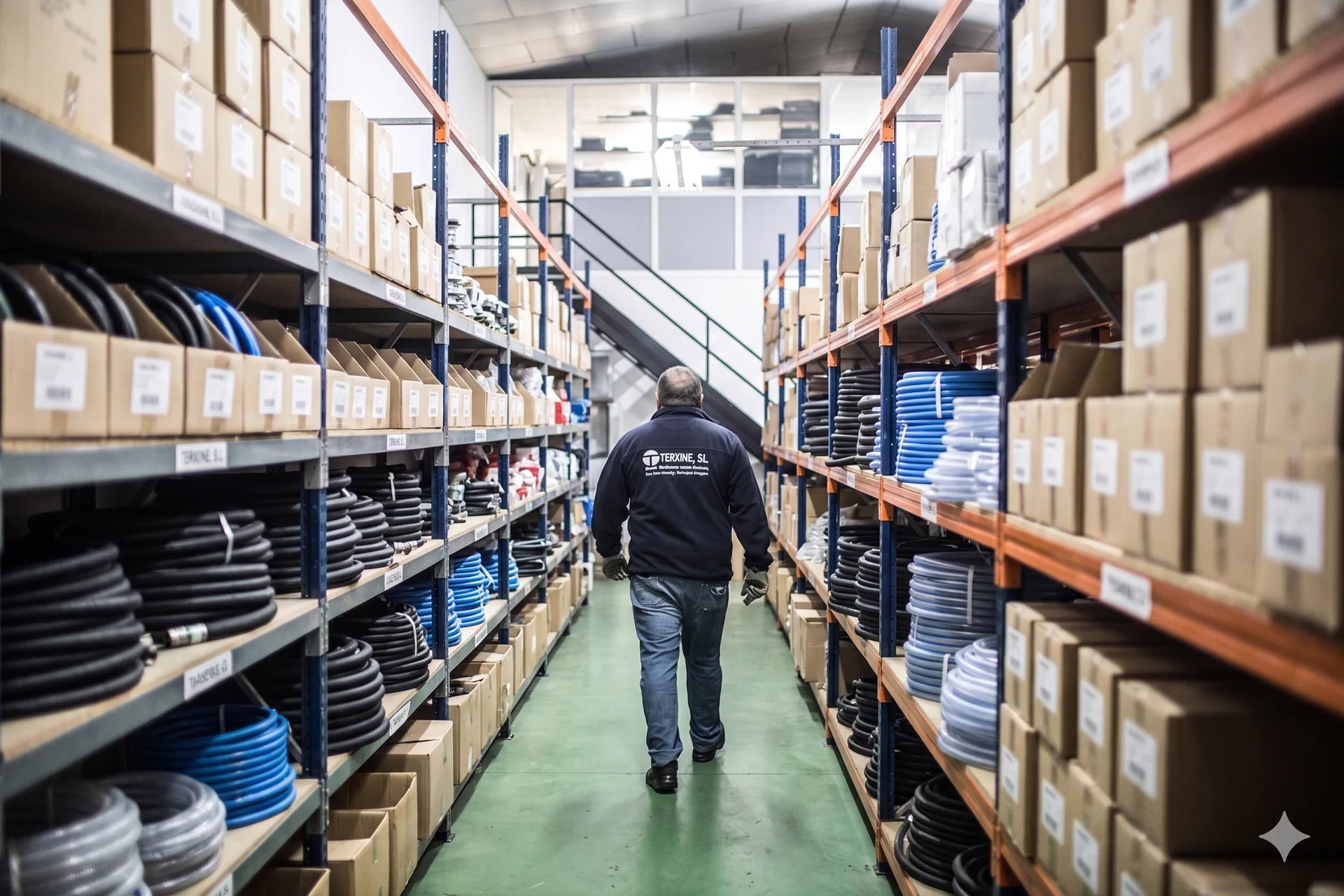 Técnico de Texhine interviniendo en avería